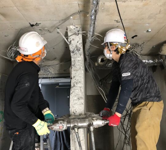 クラッシャー作業